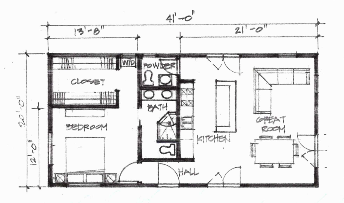 Desert Architect Prickly Pear Original Drawing